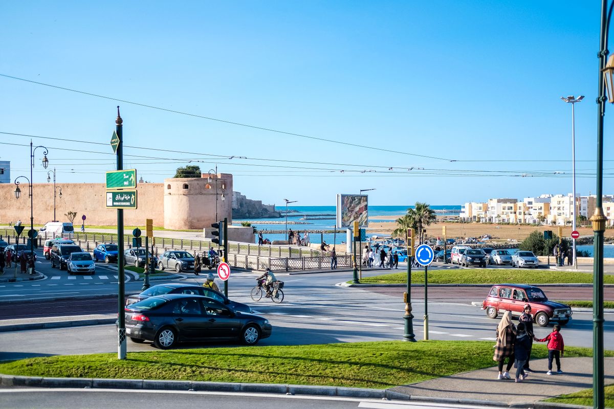 Rabat coastal cityscape, Morocco